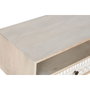 DKD Home Decor Mueble TV JB CENEF Boho Blanco Natural Mango 130x40x45 cm