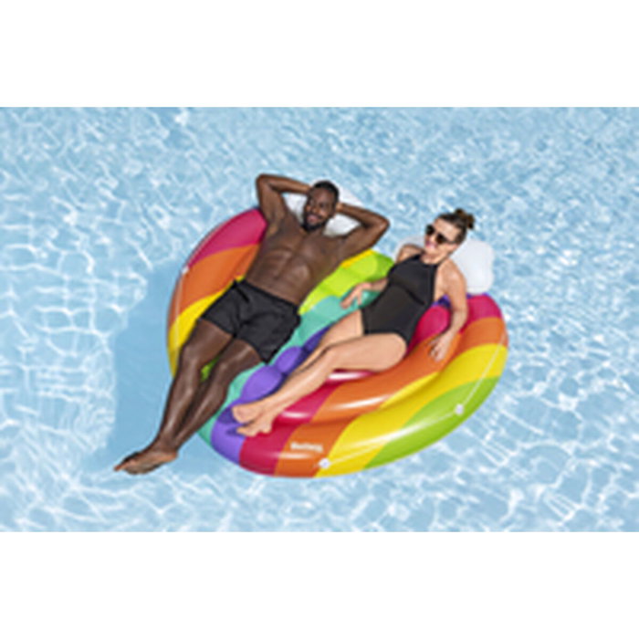 Bestway Isla Flotante Hinchable Arcoiris 175x163 cm Playa y Piscina 43722 Bestway Isla Flotante Hinchable Arcoiris 175x163 cm Playa y Piscina 43722