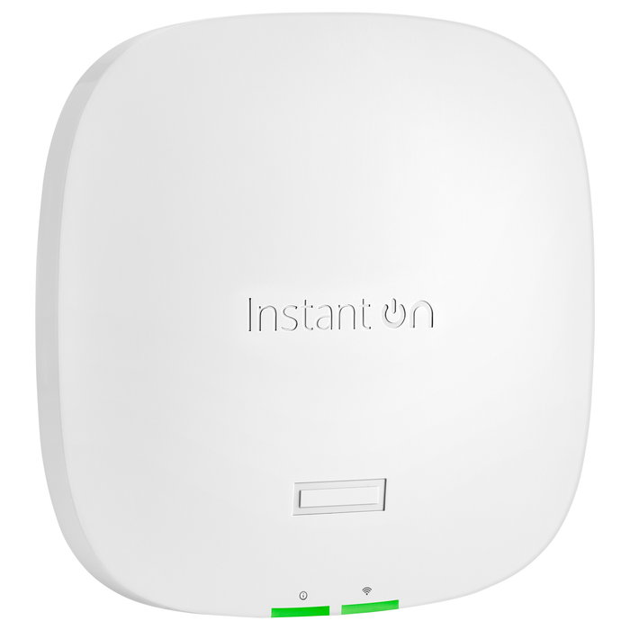 HP Enterprise HPE Aruba Instant ON AP32 (RW) Access Point Wi-Fi 6E Tri-Band, 2.4/5/6 GHz, 2400 Mbps, MU-MIMO, 2.5 GbE, PoE, Blanco