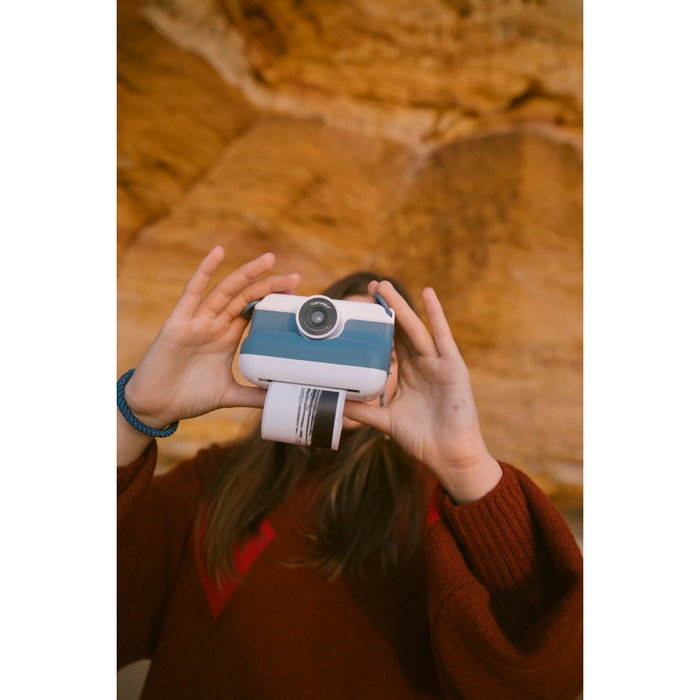 Kidywolf K-PRINT Azul Cámara instantánea con función selfie
