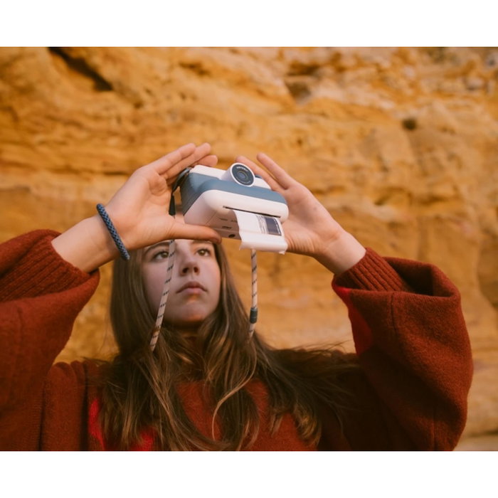 Kidywolf K-PRINT Azul Cámara instantánea con función selfie