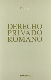 Derecho privado romano, Xavier d' Ors - EUNSA
