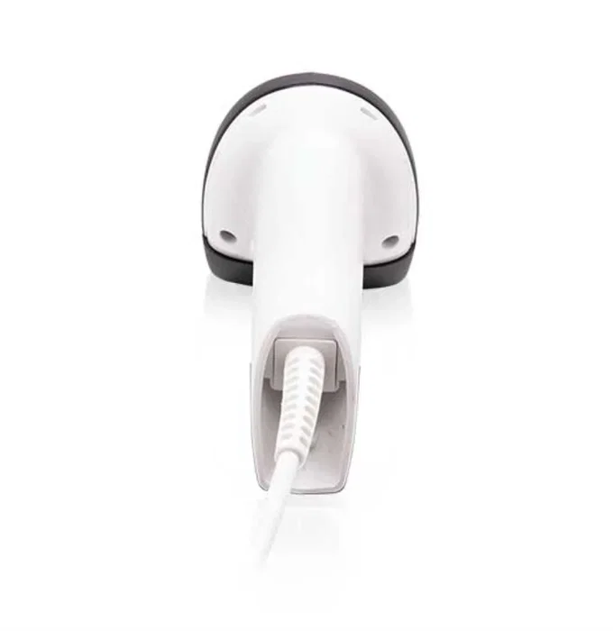 Datalogic QuickScan QD2590 Lector de Códigos de Barras Portátil Láser, Escáner 1D y 2D para QR, Aztec, DataBar, Color Blanco