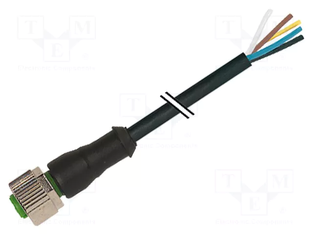 MURRELEKTRONIK Cable para sensores M12 hembra recto 12 pines 3m MURRELEKTRONIK Cable para sensores M12 hembra recto 12 pines 3m