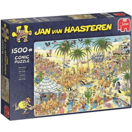 Jumbo Spiele Puzzle 1500 Piezas Jan van Haasteren Die Oase (19059)