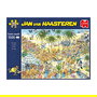 Jumbo Spiele Puzzle Jan van Haasteren Die Oase 1500 Piezas (19059) - Rompecabezas Adulto Cómico Multilingüe