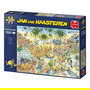 Jumbo Spiele Puzzle Jan van Haasteren Die Oase 1500 Piezas (19059) - Rompecabezas Adulto Cómico Multilingüe