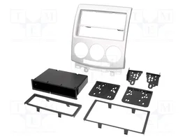 METRA Bastidor de montaje de radio para Mazda 5 (2005-2010) 2 ISO Plata