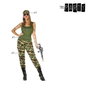 Disfraz Militar Mujer Adulto Camuflaje Verde M-L