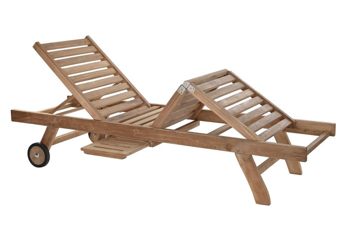 DKD Home Decor Tumbona Terraza Y Jardin Marron 65 x 36 x 200 cm
