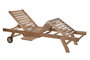 DKD Home Decor Tumbona Terraza Y Jardin Marron 65 x 36 x 200 cm