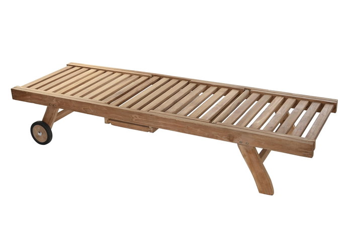DKD Home Decor Tumbona Terraza Y Jardin Marron 65 x 36 x 200 cm