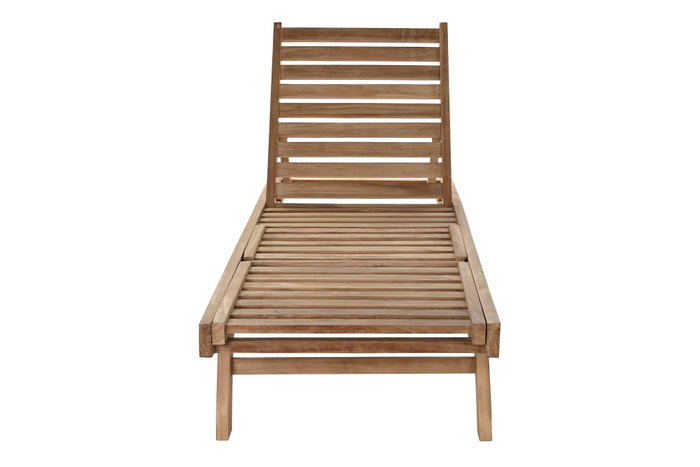DKD Home Decor Tumbona Terraza Y Jardin Marron 65 x 36 x 200 cm