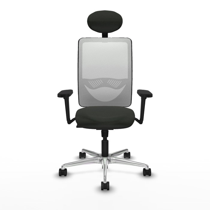 PIQUERAS Y CRESPO Silla de oficina Zulema con mecanismo Sincro, Negro y Blanco PIQUERAS Y CRESPO Silla de oficina Zulema con mecanismo Sincro, Negro y Blanco