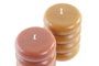 DKD Home Decor Vela de Cera de Parafina 7x7x10 cm, Surtido de 2 Colores