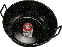 GARCIMA Sartén Esmalte Honda con 2 Asas 55 cm