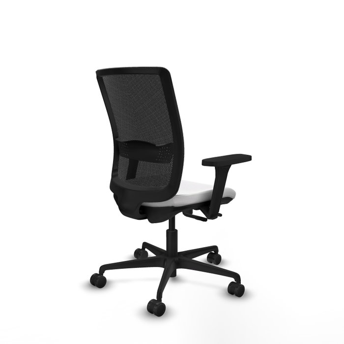 PIQUERAS Y CRESPO Silla de oficina Haches con mecanismo Sincro/Traslack, Blanco y Negro PIQUERAS Y CRESPO Silla de oficina Haches con mecanismo Sincro/Traslack, Blanco y Negro