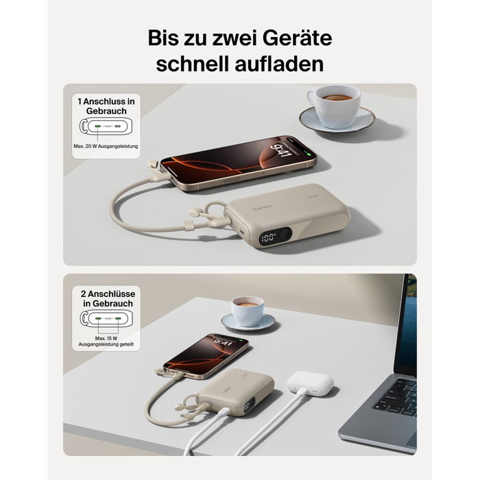 Belkin Powerbank + Display 20W 10.000mAh USB-C Arena BPB027hqSD