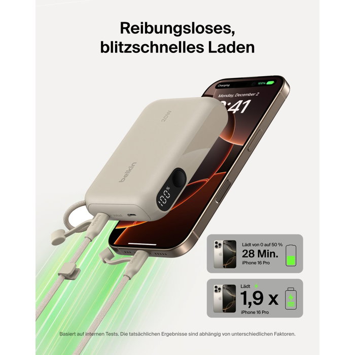 Belkin Powerbank + Display 20W 10.000mAh USB-C Arena BPB027hqSD