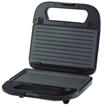 Orbegozo SW 7560 Sandwichera 750W con Placas Intercambiables (Sándwich, Grill, Gofre) Superficie Antiadherente Fácil Limpieza Asa Frío Orbegozo SW 7560 Sandwichera 750W con Placas Intercambiables (Sándwich, Grill, Gofre) Superficie Antiadherente Fácil Limpieza Asa Frío