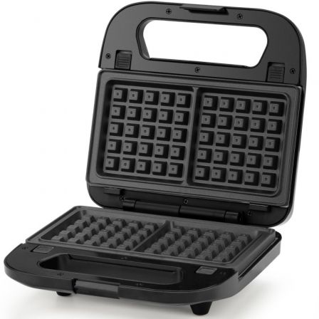 Orbegozo SW 7560 Sandwichera 750W con Placas Intercambiables (Sándwich, Grill, Gofre) Superficie Antiadherente Fácil Limpieza Asa Frío Orbegozo SW 7560 Sandwichera 750W con Placas Intercambiables (Sándwich, Grill, Gofre) Superficie Antiadherente Fácil Limpieza Asa Frío