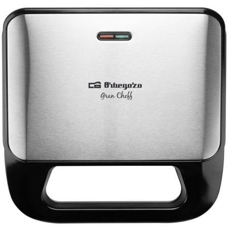 Orbegozo SW 7560 Sandwichera 750W con Placas Intercambiables (Sándwich, Grill, Gofre) Superficie Antiadherente Fácil Limpieza Asa Frío Orbegozo SW 7560 Sandwichera 750W con Placas Intercambiables (Sándwich, Grill, Gofre) Superficie Antiadherente Fácil Limpieza Asa Frío
