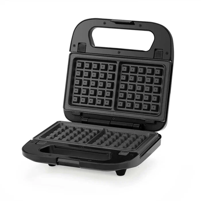 Orbegozo SW 7560 Sandwichera Eléctrica 750 W con 3 Placas Intercambiables (Sándwich, Grill, Gofres), Antiadherente, Negro y Plata Orbegozo SW 7560 Sandwichera Eléctrica 750 W con 3 Placas Intercambiables (Sándwich, Grill, Gofres), Antiadherente, Negro y Plata