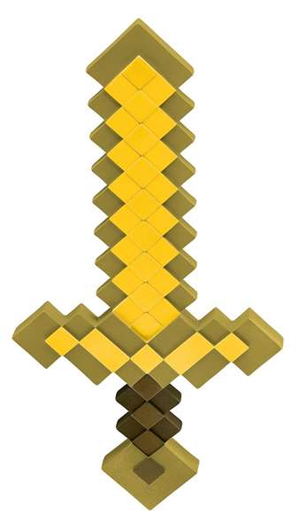 Liragram Espada de Oro Disfraz Minecraft Talla M