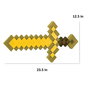 Liragram Espada de Oro Disfraz Minecraft Talla M
