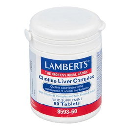 LAMBERTS Choline Liver Complex 60 Comp. | Complejo de Colina, Vitaminas B y Cardo Mariano