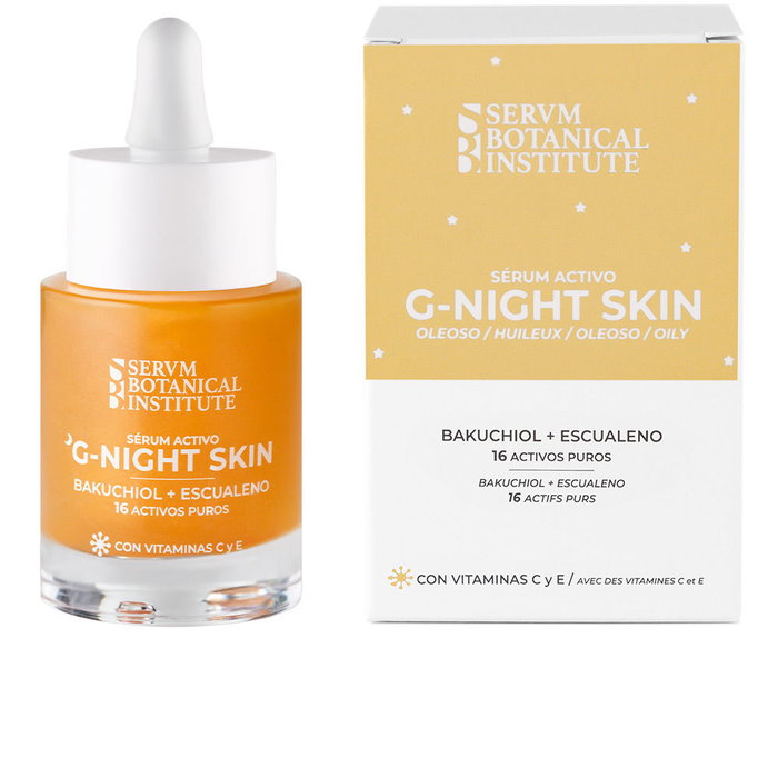 Servm Botanical Institute SÉRUM ACTIVO OLEOSO con Bakuchiol y Escualeno, 30 ml