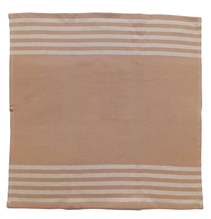 Inde Paños de Cocina de Algodón a Rayas 50x50cm, Pack de 24