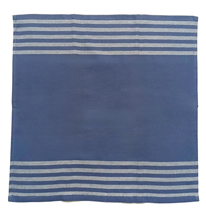 Inde Paños de Cocina de Algodón a Rayas 50x50cm, Pack de 24
