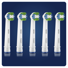 Oral-B Precision Clean 80339350 Cabezal de Cepillo de Dientes 5 Piezas Azul, Blanco