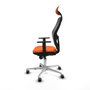 PIQUERAS Y CRESPO Silla de oficina Jorquera Naranja y Negro