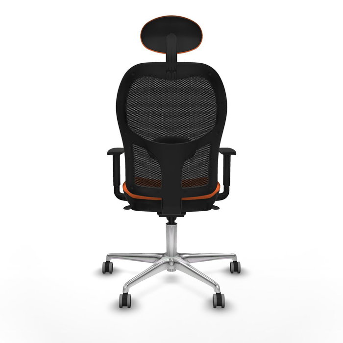 PIQUERAS Y CRESPO Silla de oficina Jorquera Naranja y Negro