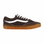 Zapatillas Deportivas Hombre Vans Brooklyn Ls Cgum Turki Rojo Oscuro