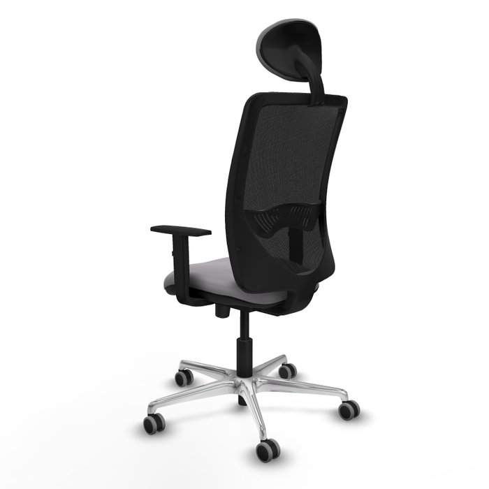 PIQUERAS Y CRESPO Silla de oficina Zulema con mecanismo Sincro/Traslack, Gris y Negro PIQUERAS Y CRESPO Silla de oficina Zulema con mecanismo Sincro/Traslack, Gris y Negro