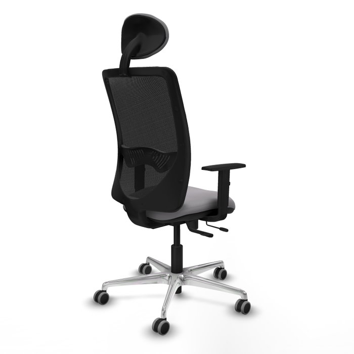 PIQUERAS Y CRESPO Silla de oficina Zulema con mecanismo Sincro/Traslack, Gris y Negro PIQUERAS Y CRESPO Silla de oficina Zulema con mecanismo Sincro/Traslack, Gris y Negro