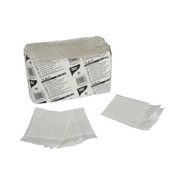 PAPSTAR Servilletas blancas de 1 capa de 25,0 x 30,0 cm