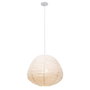 DKD Home Decor Lámpara de Techo de Yute Crudo Natural 55x55x47 cm