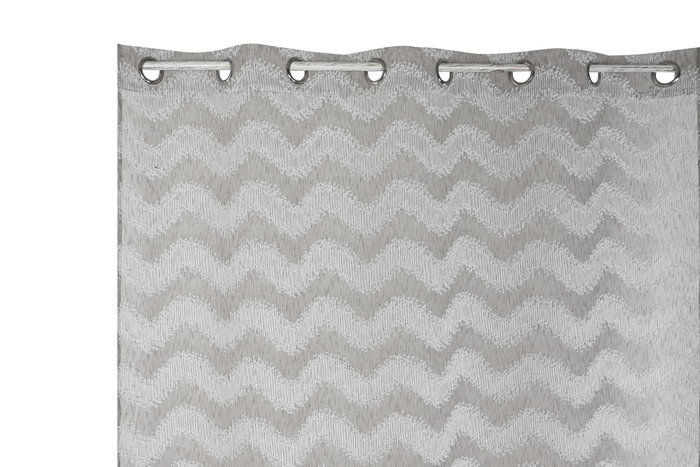 DKD Home Decor Waves23 Cortina Beige 260 x 260 x 140 cm (2 Unidades) Bordada Poliester DKD Home Decor Waves23 Cortina Beige 260 x 260 x 140 cm (2 Unidades) Bordada Poliester