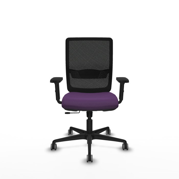 PIQUERAS Y CRESPO Silla de oficina Haches Morada y Negra PIQUERAS Y CRESPO Silla de oficina Haches Morada y Negra