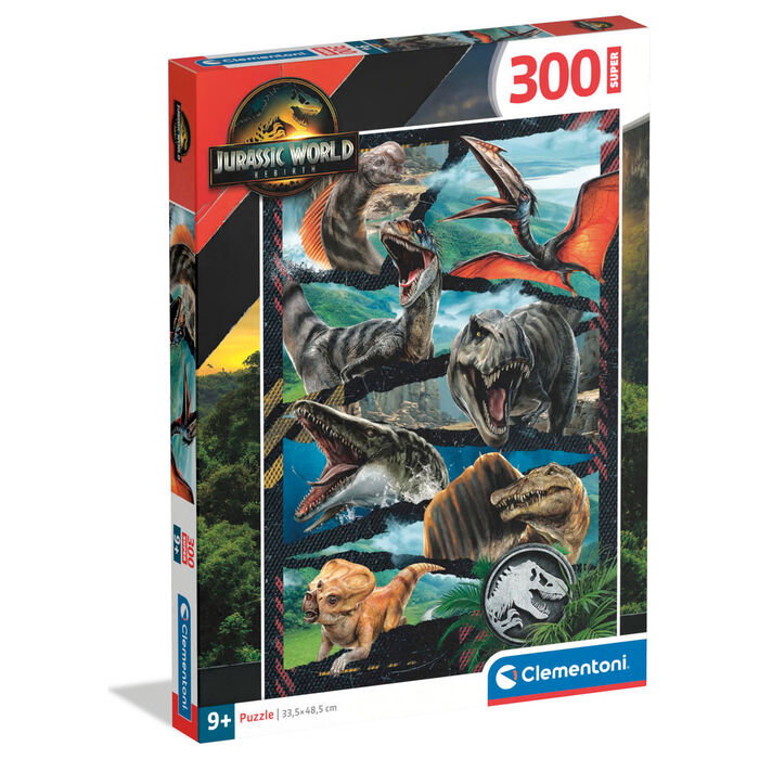 Clementoni Rompecabezas Jurassic World, Renacimiento de 300 piezas