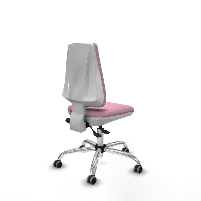 PIQUERAS Y CRESPO Silla de oficina Elche Rosa con mecanismo Asincro