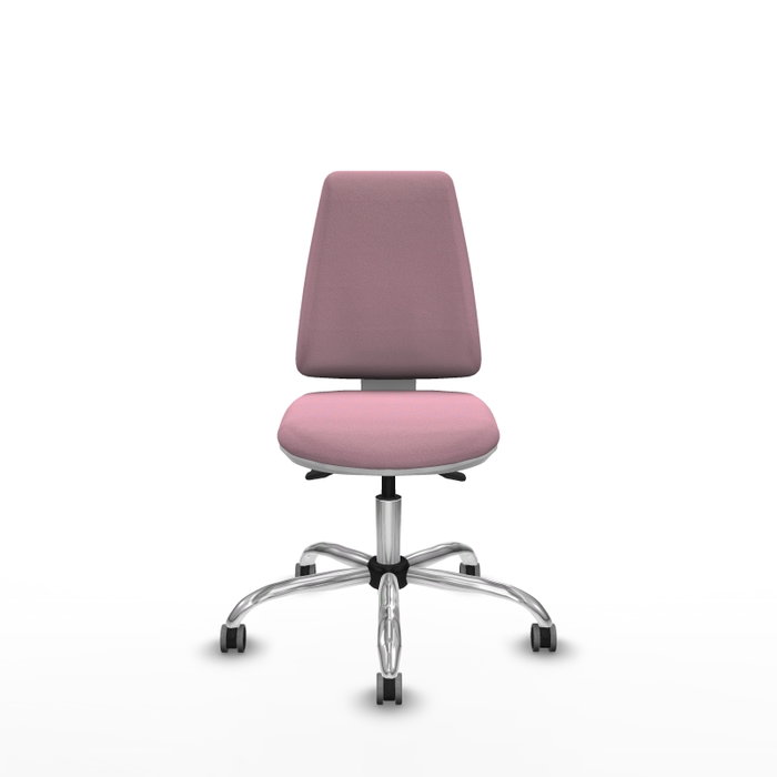 PIQUERAS Y CRESPO Silla de oficina Elche Rosa con mecanismo Asincro