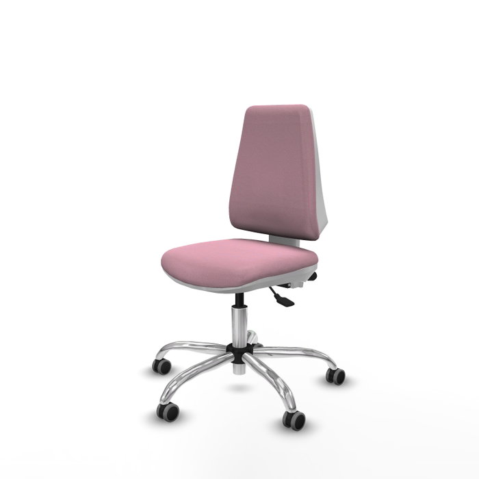 PIQUERAS Y CRESPO Silla de oficina Elche Rosa con mecanismo Asincro