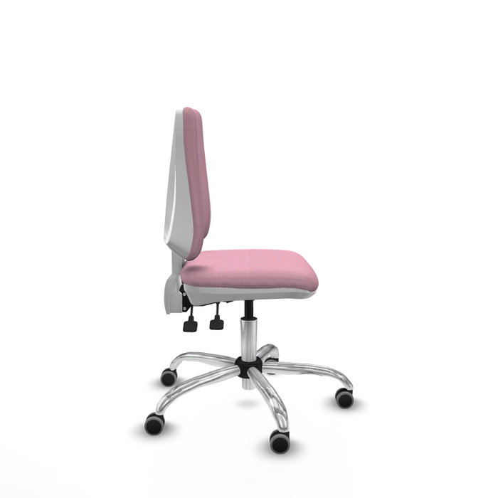 PIQUERAS Y CRESPO Silla de oficina Elche Rosa con mecanismo Asincro