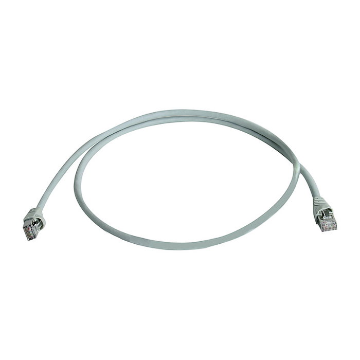 TELEGÄRTNER Patch cord S/FTP Cat 6a RJ45 1m gris TELEGÄRTNER Patch cord S/FTP Cat 6a RJ45 1m gris