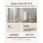Cudy P2 AX3000 Wi-Fi 6 5G Mesh Gigabit Router Blanco